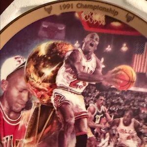 1991 Championship Commemorative Plate
